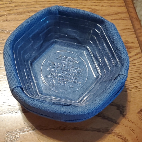 2003 Longaberger Sage Booking Basket Bundle With Liner, Protector & Wood Lid - Picture 5 of 9